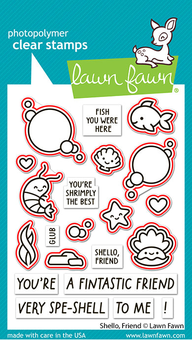 Lawn Fawn - LF3790 - Shello, Friend Lawn Cuts