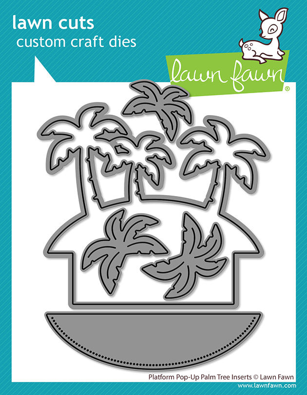 Lawn Fawn - LF3802 - Platform Pop-Up Palm Tree Inserts