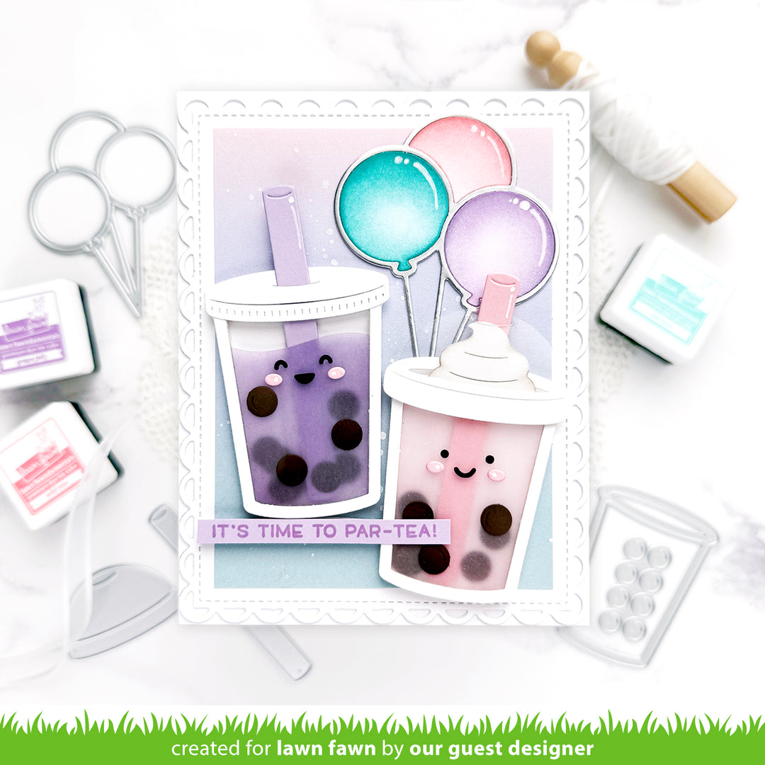 Lawn Fawn - LF3803 - Build-A-Drink Bubble Tea Add-On