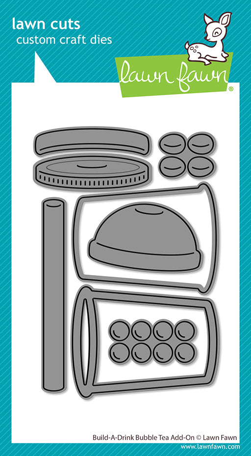 Lawn Fawn - LF3803 - Build-A-Drink Bubble Tea Add-On