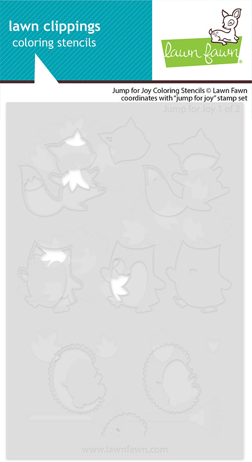 Lawn Fawn - LF3876 - Jump For Joy colouring Stencils