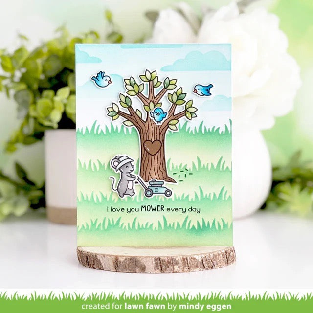 Lawn Fawn - LF3750 - I Love You Mower Stamp Set