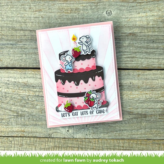 Lawn Fawn - LF3800 - Build-A-Cake Add-On