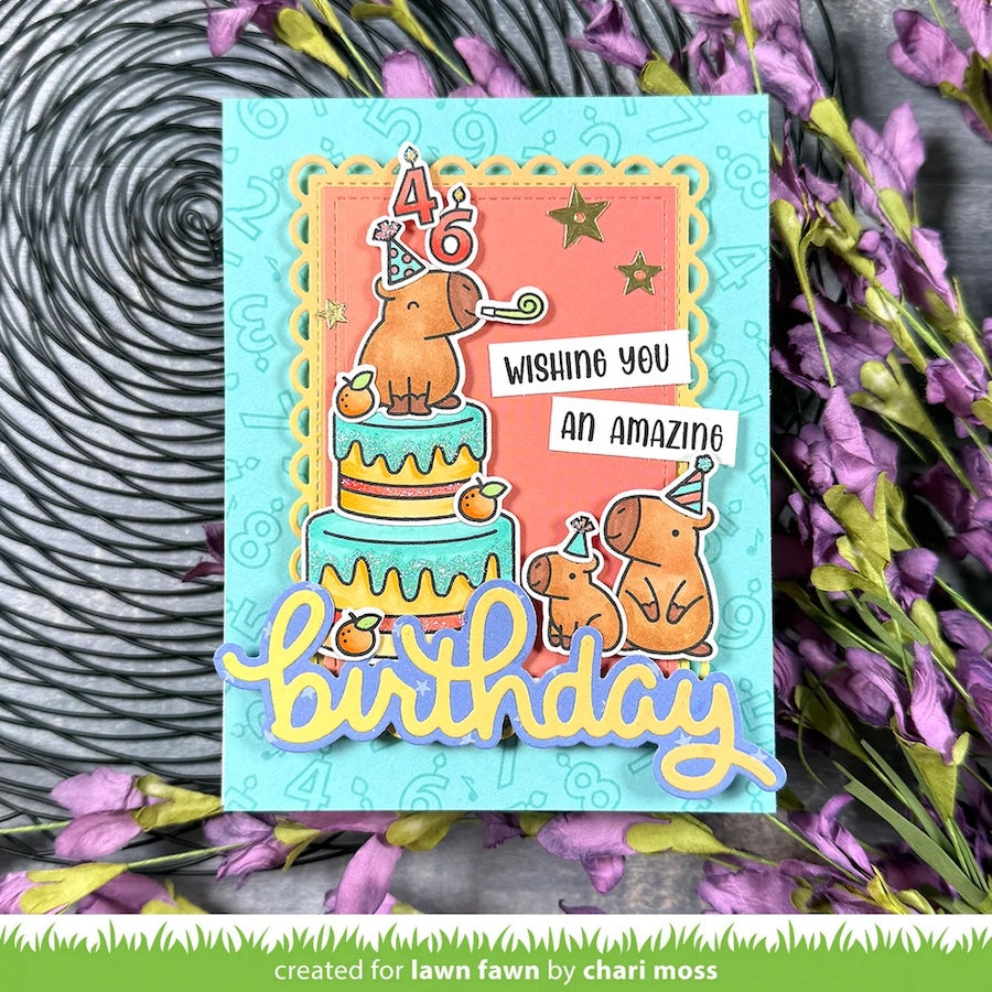 Lawn Fawn - LF3770 - Cake It Easy Stamp Set