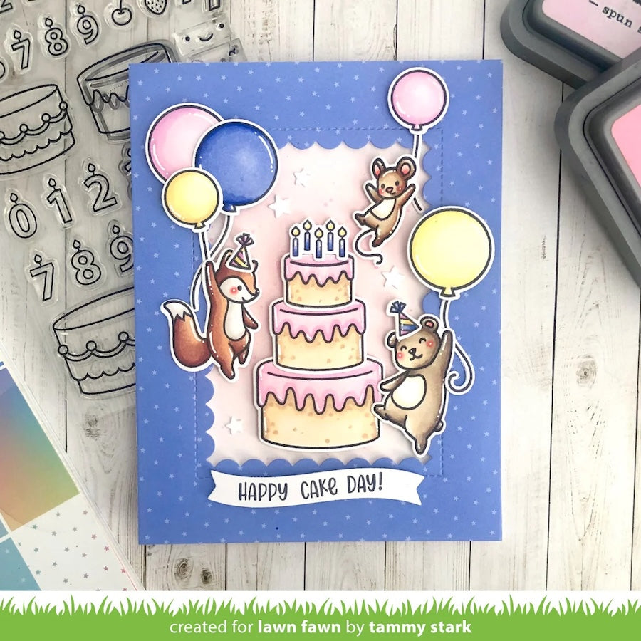 Lawn Fawn - LF3770 - Cake It Easy Stamp Set