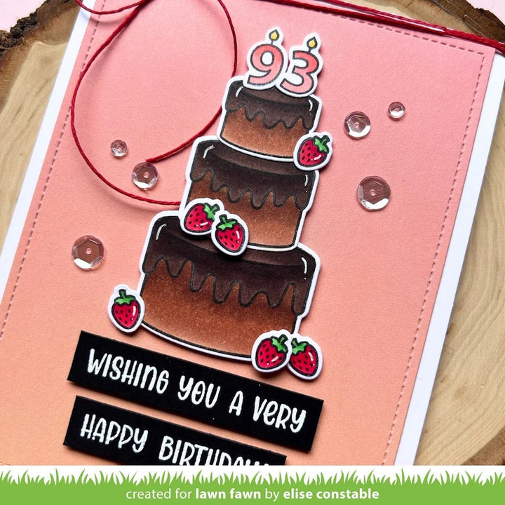 Lawn Fawn - LF3770 - Cake It Easy Stamp Set