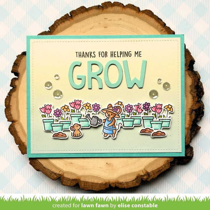 Lawn Fawn - LF3364 - Garden Mouse Stamp Set
