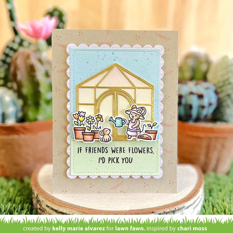 Lawn Fawn - LF3364 - Garden Mouse Stamp Set