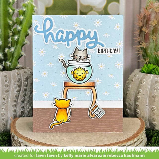 Lawn Fawn - LF3784 - Keep On Swimming Add-On Stamp Set