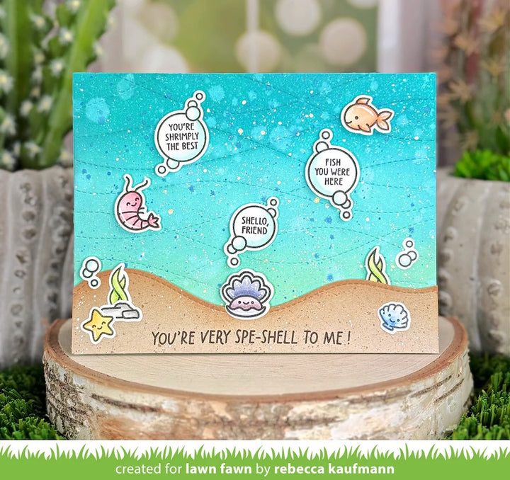Lawn Fawn - LF3789 - Shello, Friend Stamp Set