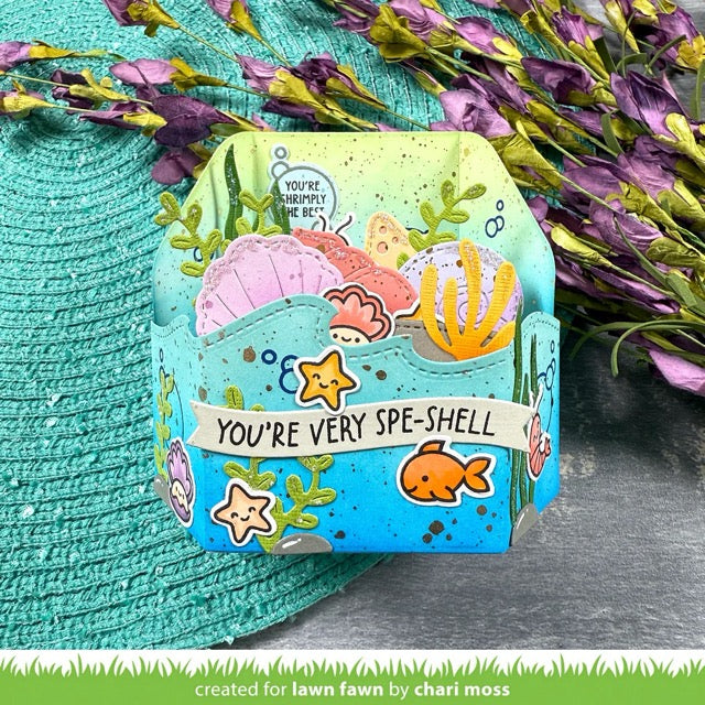 Lawn Fawn - LF3789 - Shello, Friend Stamp Set