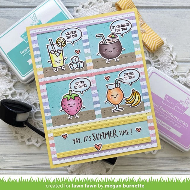 Lawn Fawn - LF3781 - Summer Friends Stamp Set