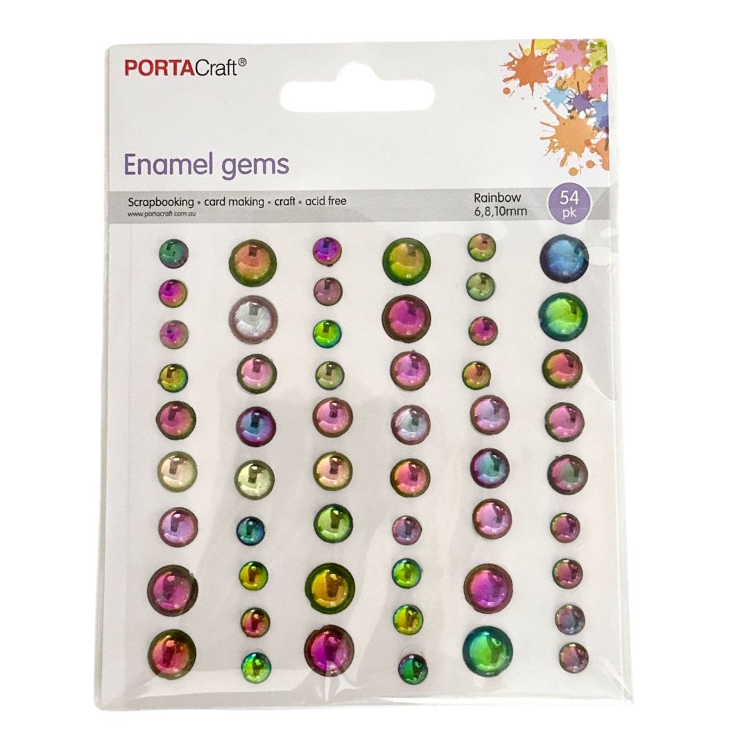 Enamel Gems - Rainbow