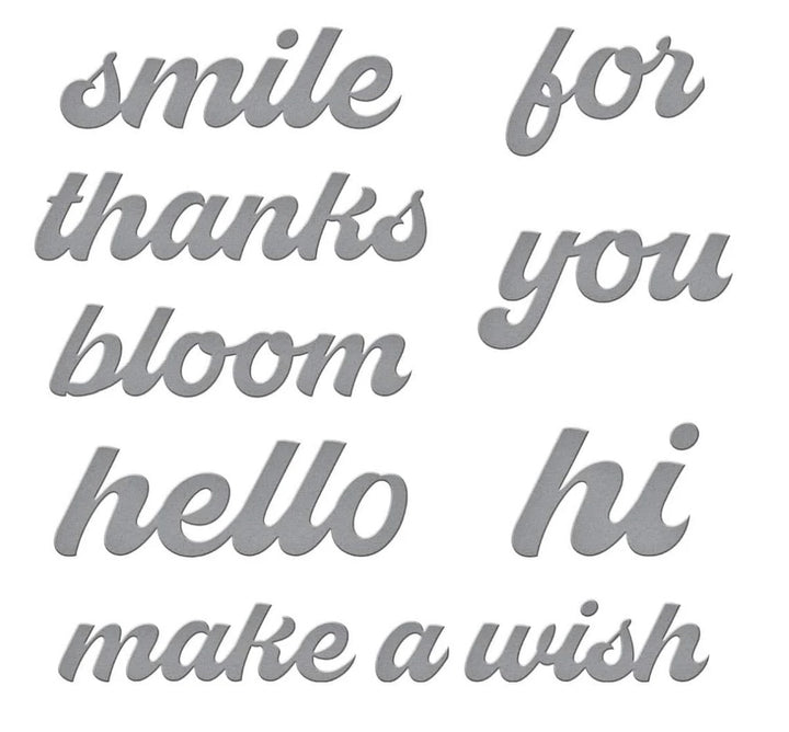 Spellbinders Dies - Fresh Picked Sentiments