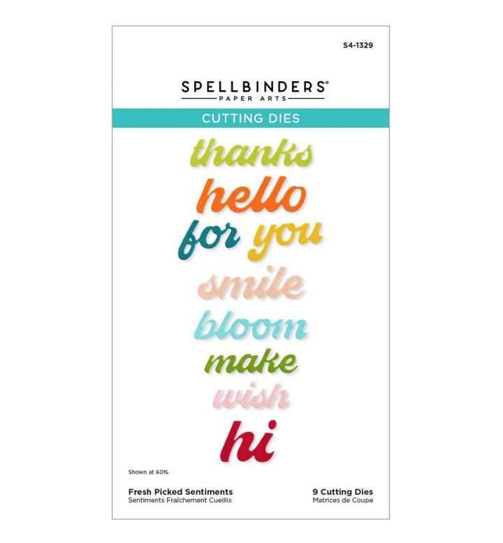 Spellbinders Dies - Fresh Picked Sentiments