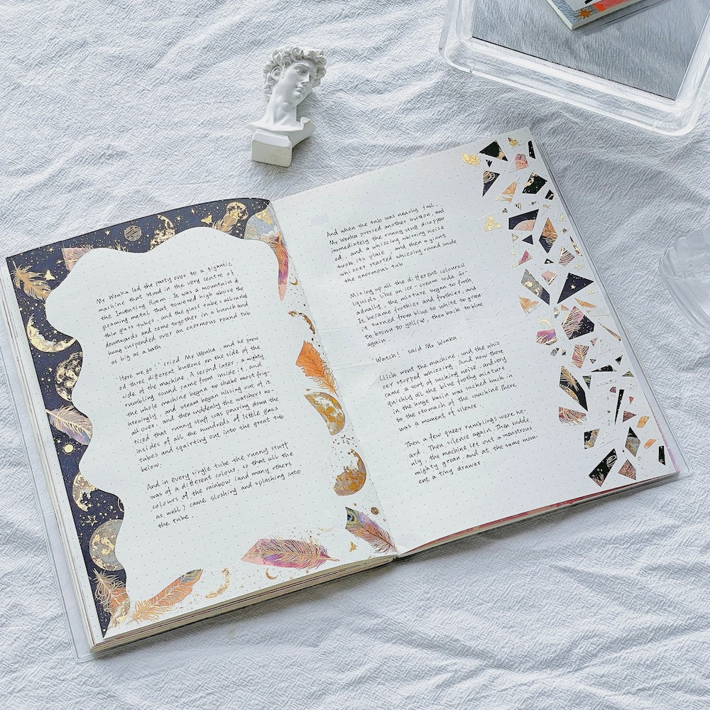 Dream Catcher Washi Tape Set in a journal