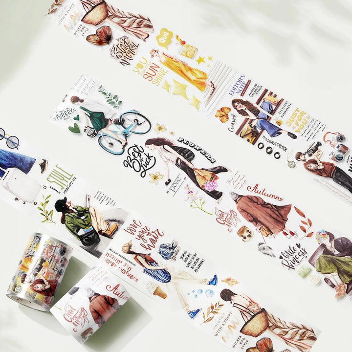 Pre-cut Sidewalk Stories Wide Washi/PET  Tape