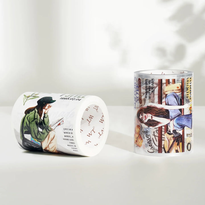 Pre-cut Sidewalk Stories Wide Washi/PET  Tape rolls