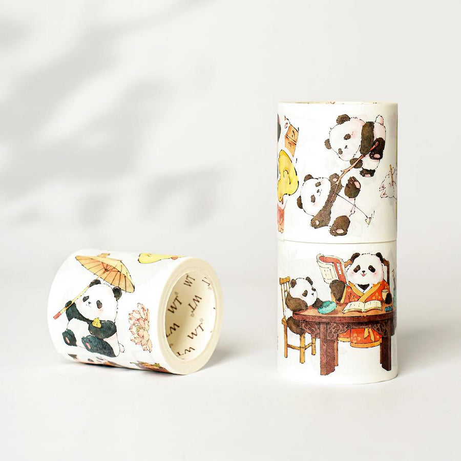 Panda Pilgrimage Washi Tape Sticker Set of 3 Rolls