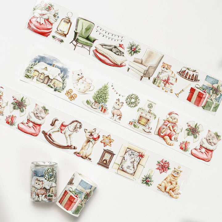 the washi tape shop pre cut frozen paws wide washi pet tape