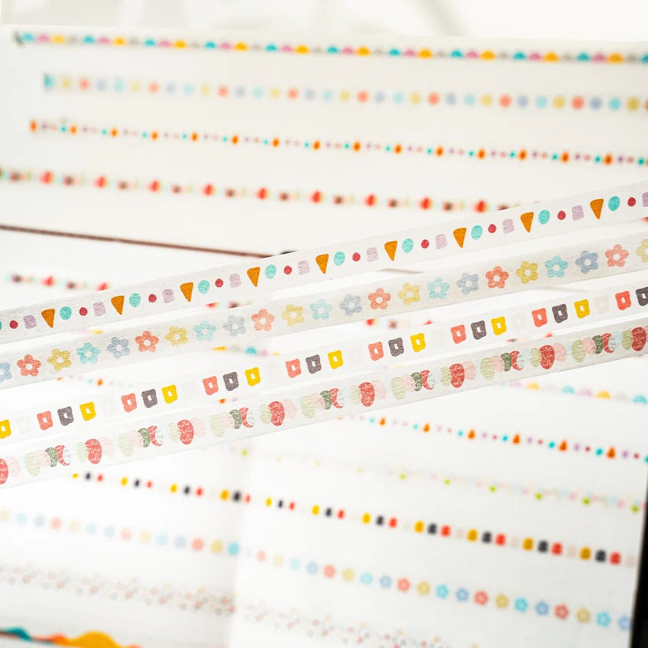 the washi tape shop colour crush slim washi pet tape flat lay