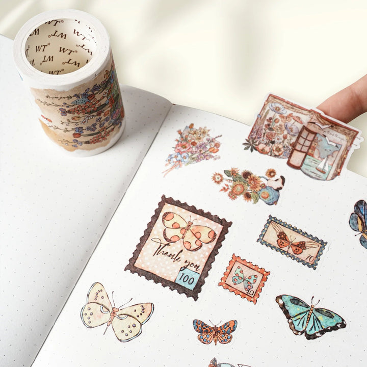 The Washi Tape Shop - Stamped Wings Washi Tape Sticker Set