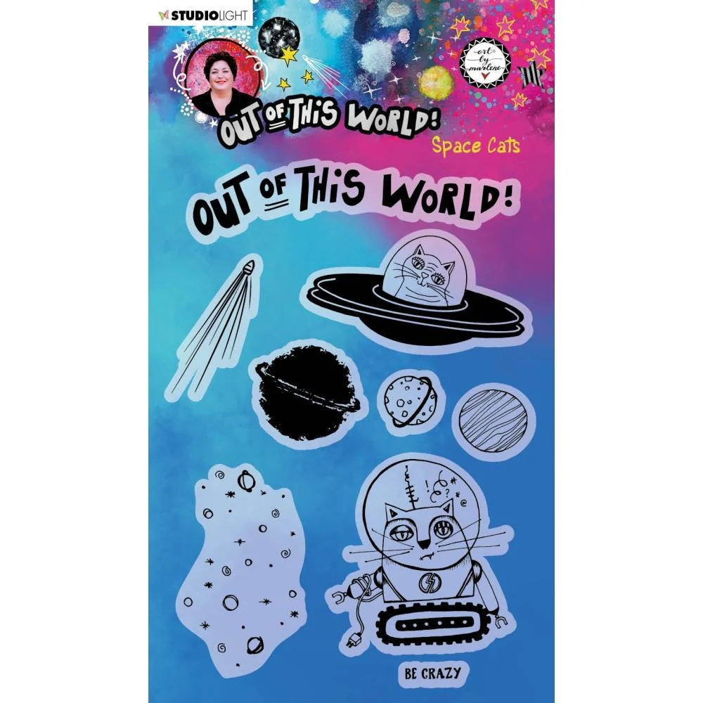 Art by Marlene - Stamp Set - Space Cats