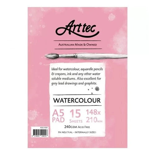 Arttec Watercolour Pad A5