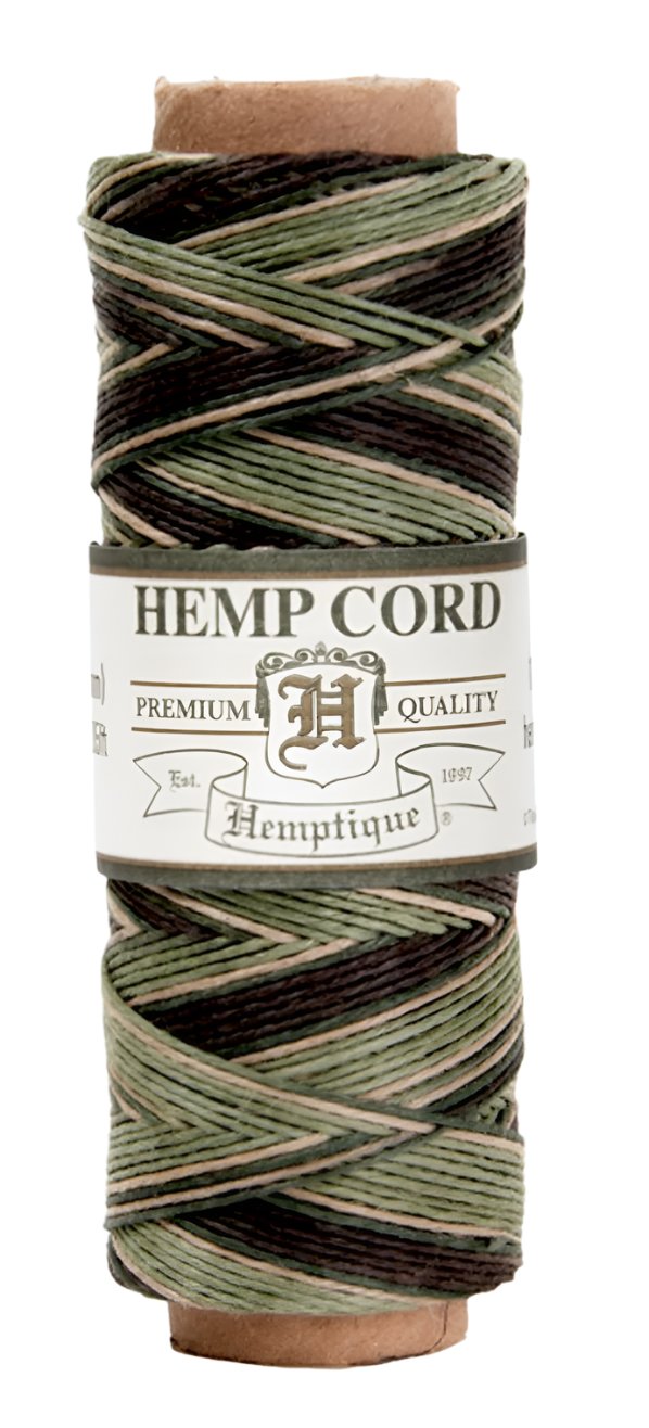 hemp cord 0.5mm hemptique #10 camouflage