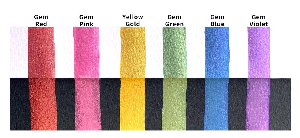 Gansai Tambi paint set gem colours