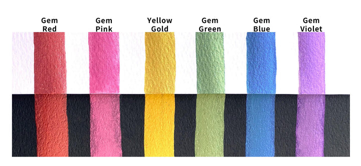 Gansai Tambi paint set gem colours