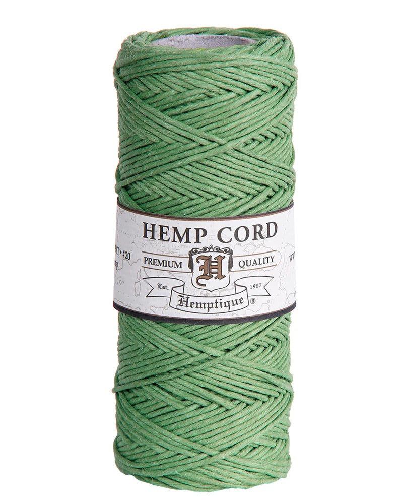 Hemp Cord Spool #20 - Celery