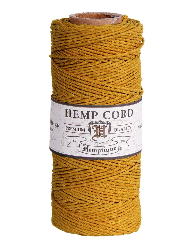 Hemp Cord Spool #20 - Honey