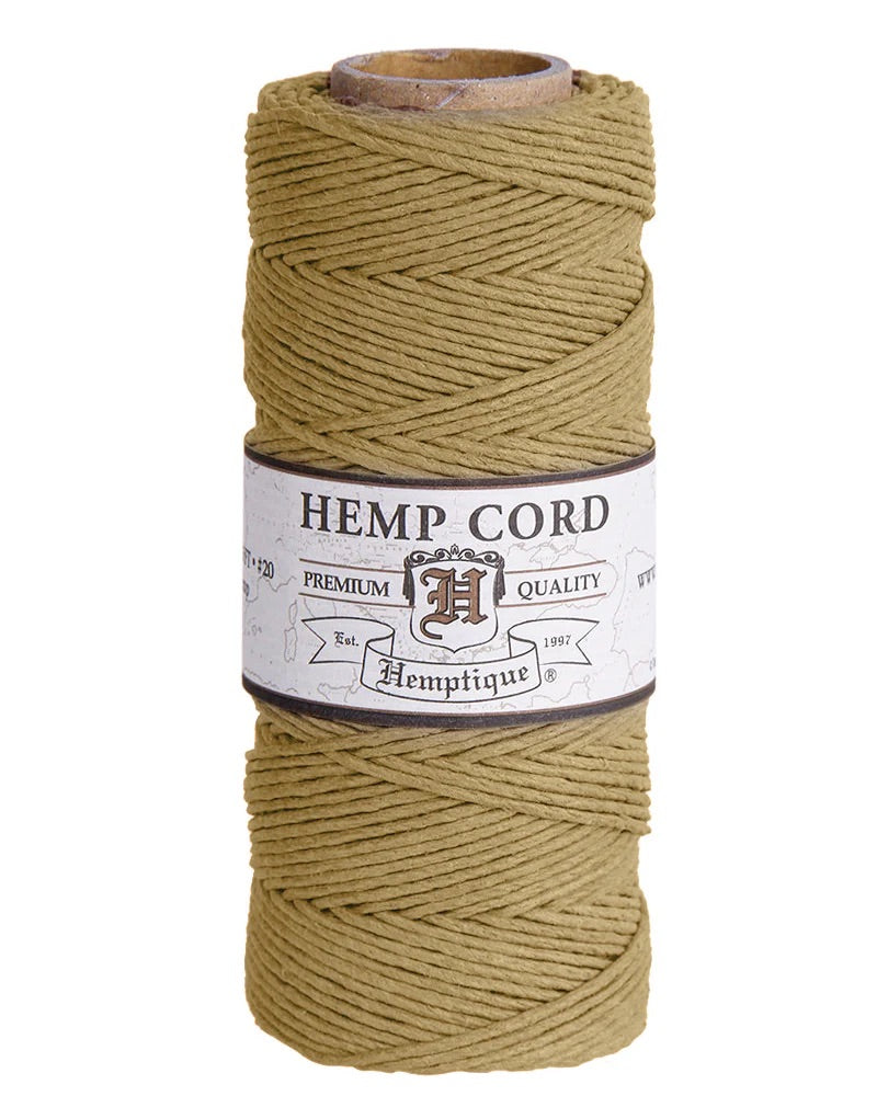 Hemp Cord Spool #20 - Sand