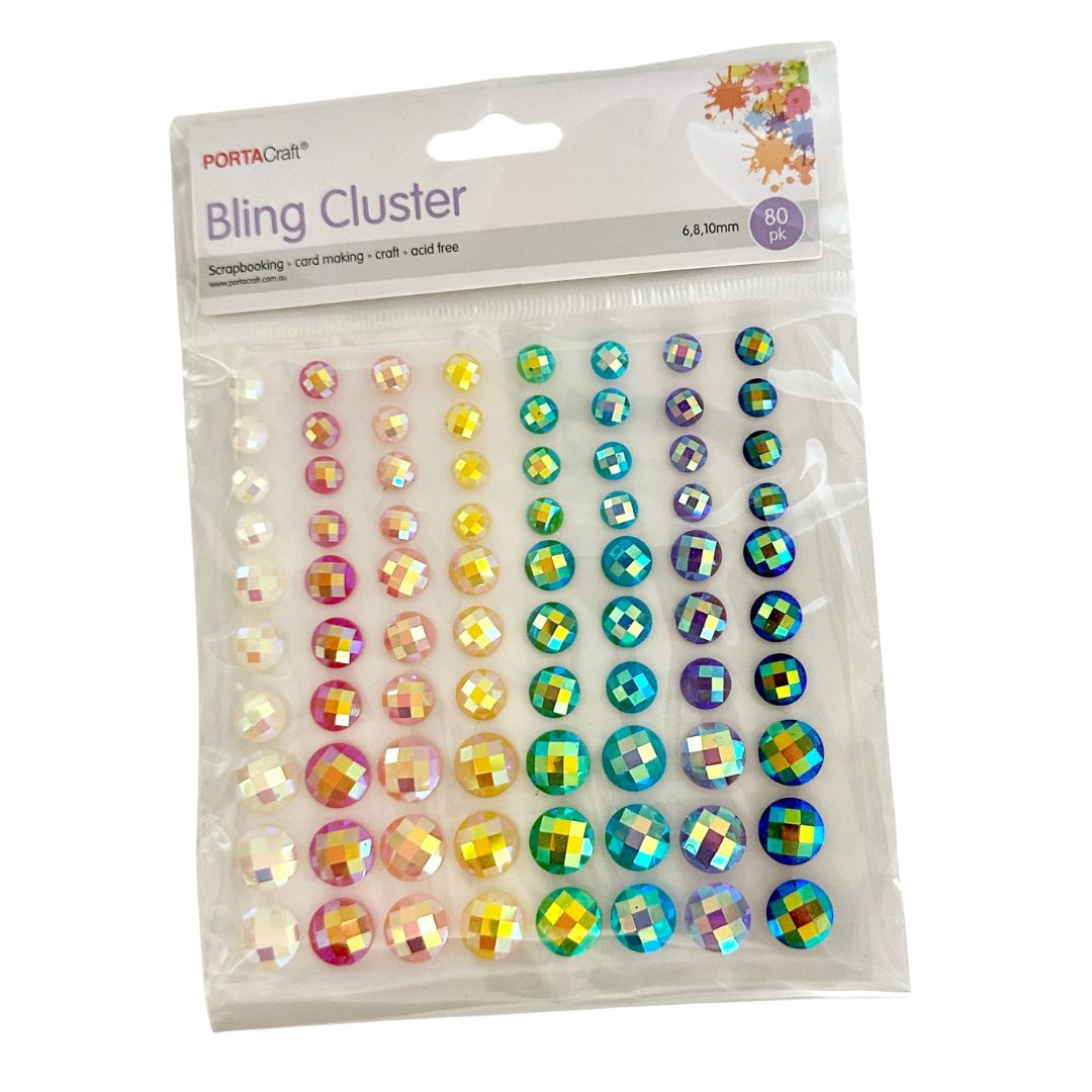 Bling Cluster - Rainbow
