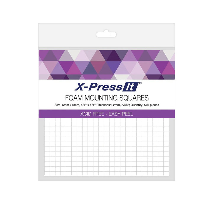 X-Press It - Foam Mounting Squares 6x6mm