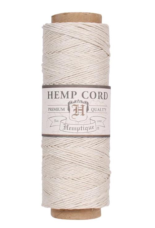 Hemptique Bakers Twine Spool, Light Pink/White 