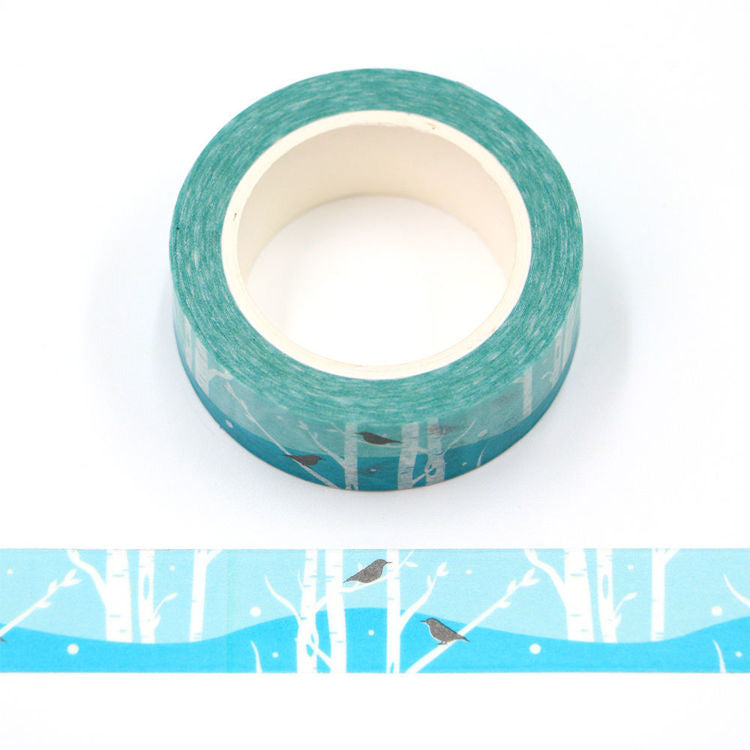 Washi Tape Winter Land Forest