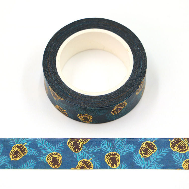 Washi Tape Christmas - Acorns & Pine Needles