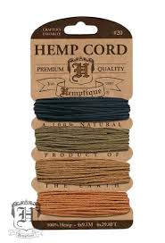 Hemptique Hemp Macrame Cord Card #20 - Desert Dawn