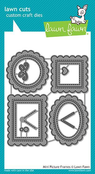LF1623 Mini Picture Frames Dies Lawn Cuts