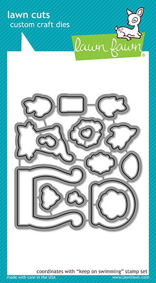 LF1956 Keep On Swimming Dies Lawn Cuts