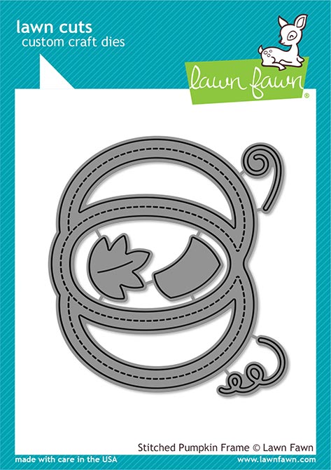 LF2058 Stitched Pumpkin Frame