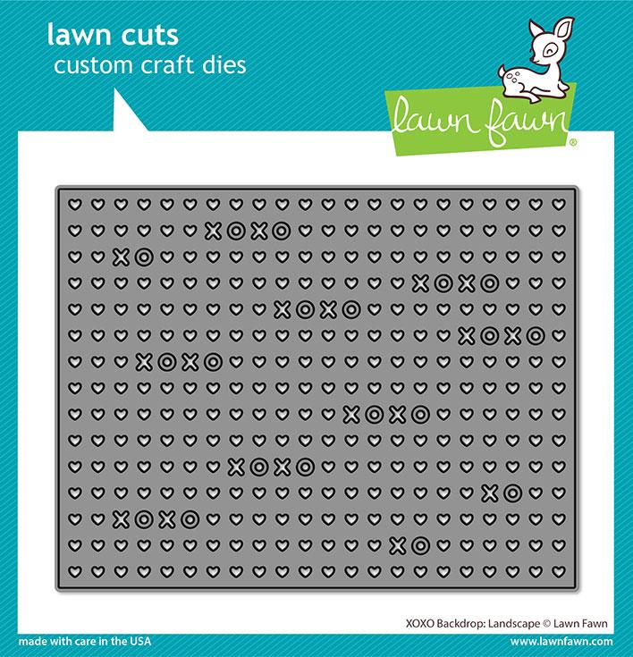 LF2178 XOXO Backdrop Die Lawn Cuts Landscape