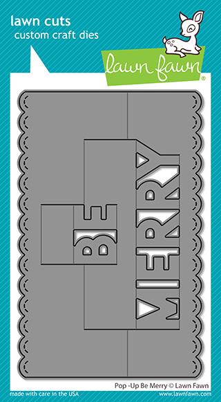 LF2446 - Be Merry Pop Up Die