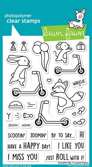LF2554 Stamps Scootin' By