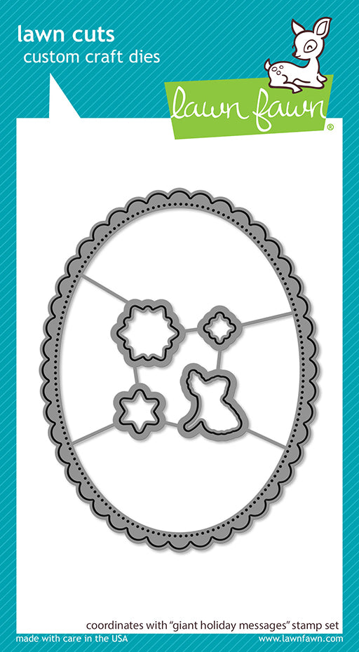 LF2681 - Giant Holiday Messages Lawn Cuts