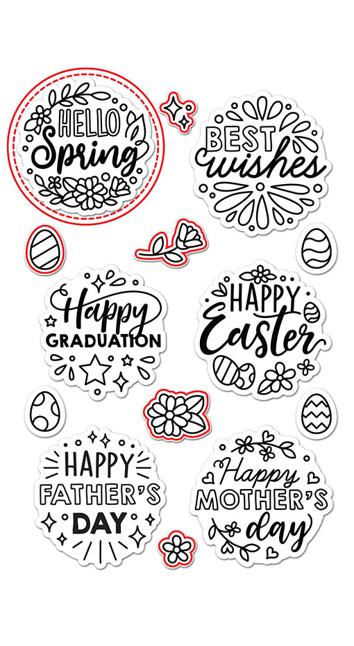 LF2783 - Magic Spring Messages - Lawn Cuts