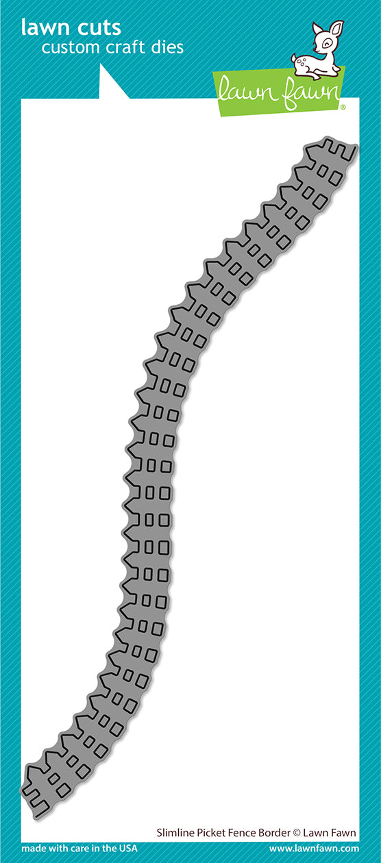 LF2799 - Slimline Picket Fence Border