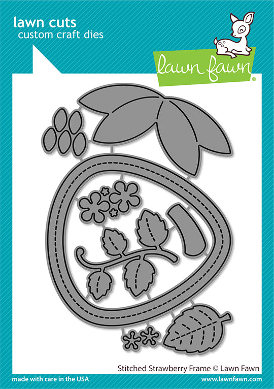 LF2809 - Stitched Strawberry Frame